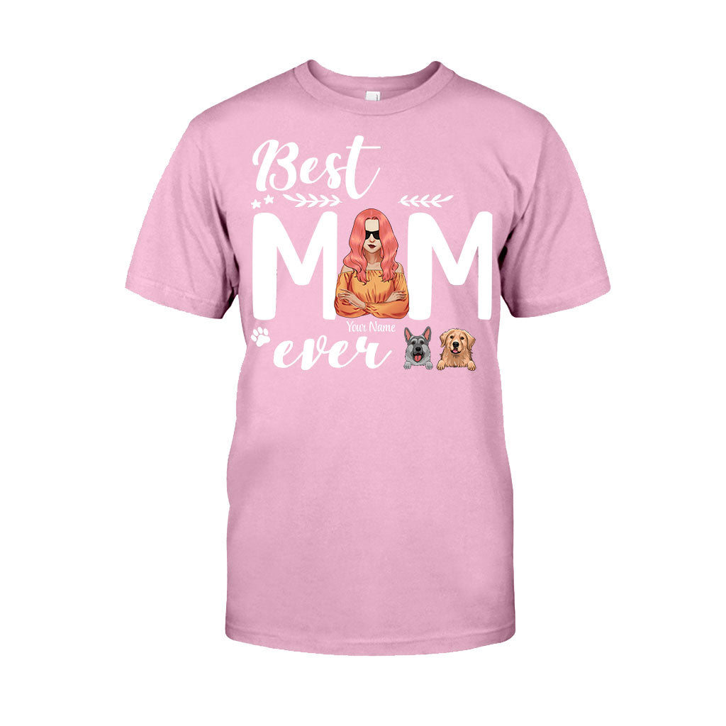 Best Dog Mom Ever - Personalized T-shirt and Hoodie