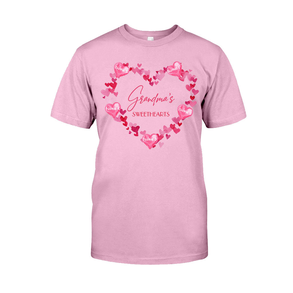 Les amoureux de grand-mère - T-shirt et sweat à capuche personnalisés pour la Saint-Valentin.
