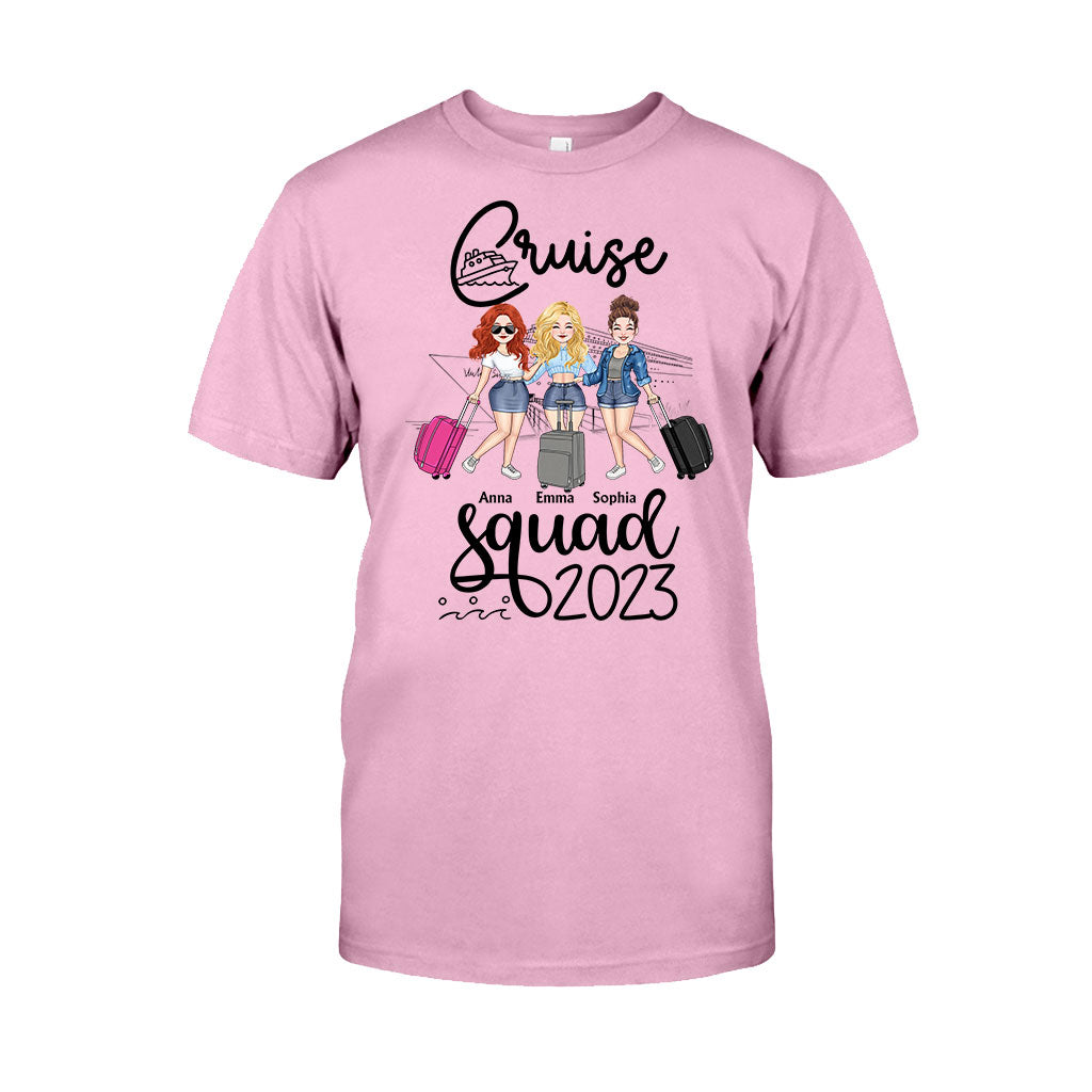Équipe Croisière - Cadeau croisière pour amie, maman, sœur, fille - T-shirt et sweat à capuche personnalisés