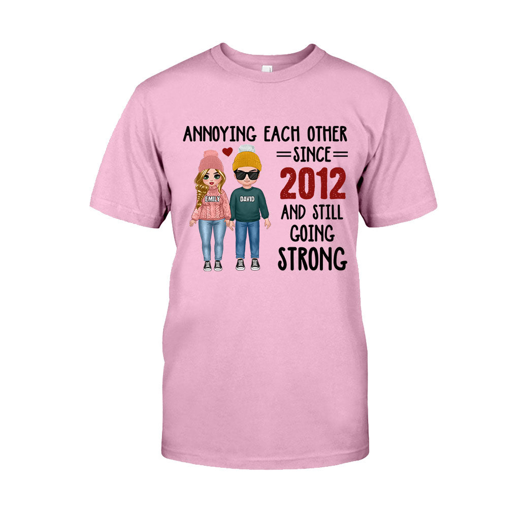 S'agacer mutuellement - T-shirt et sweat à capuche personnalisés pour couples