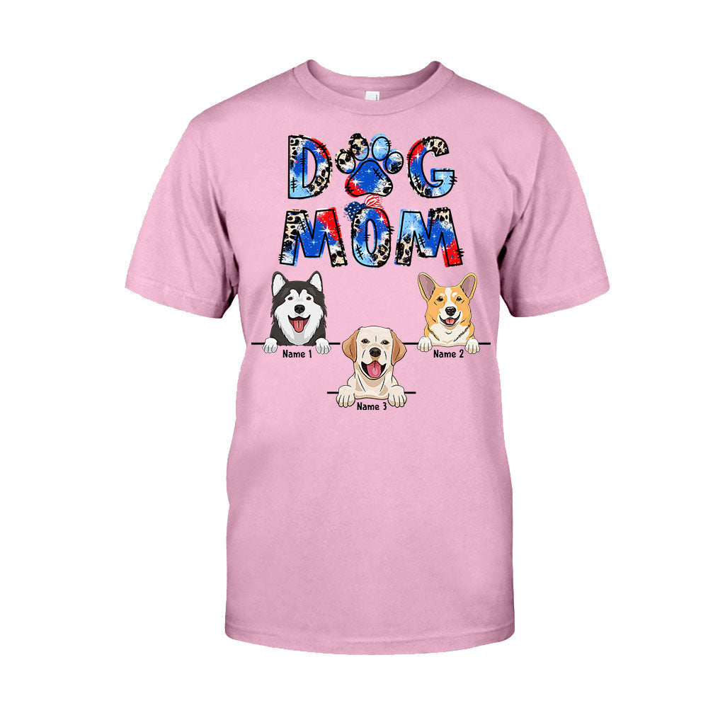 Maman de chien - T-shirt et sweat à capuche personnalisés pour la fête de l'Indépendance