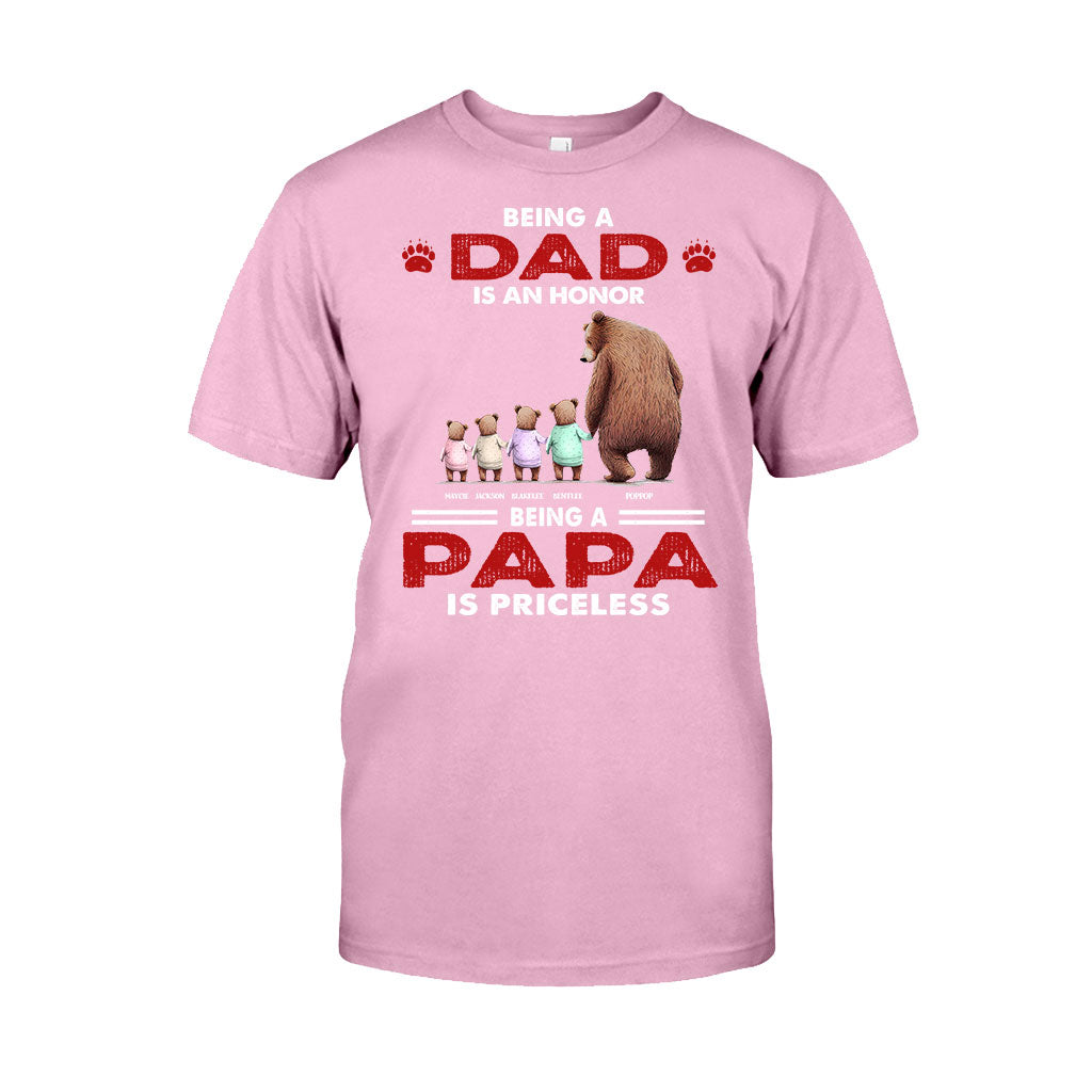 Papa Ours Inestimable - T-shirt et sweat à capuche personnalisés pour la fête des pères - Grand-père