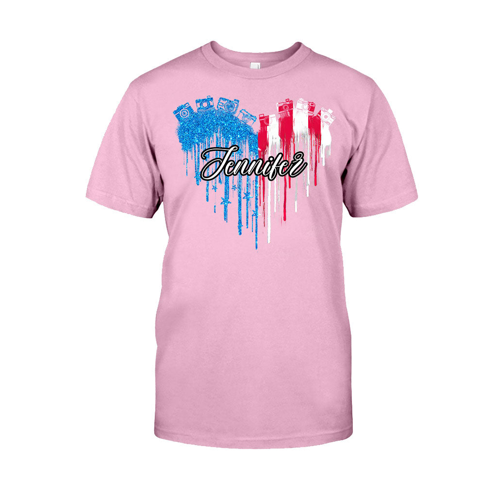 J'adore la photographie - T-shirt et sweat à capuche personnalisés « J'aime la photographie »