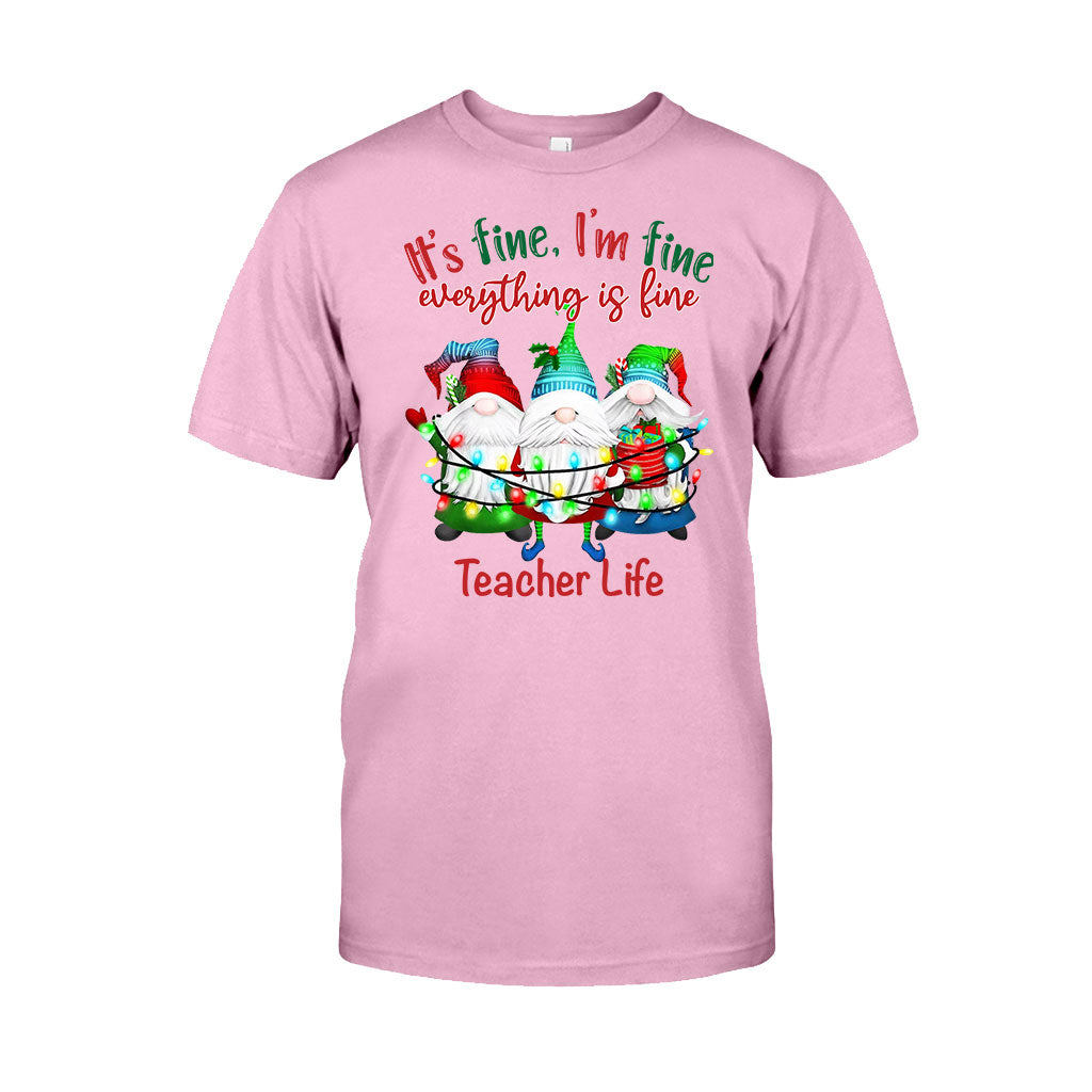 Tout va bien, je vais bien, tout va bien - T-shirt et sweat à capuche personnalisés pour enseignants