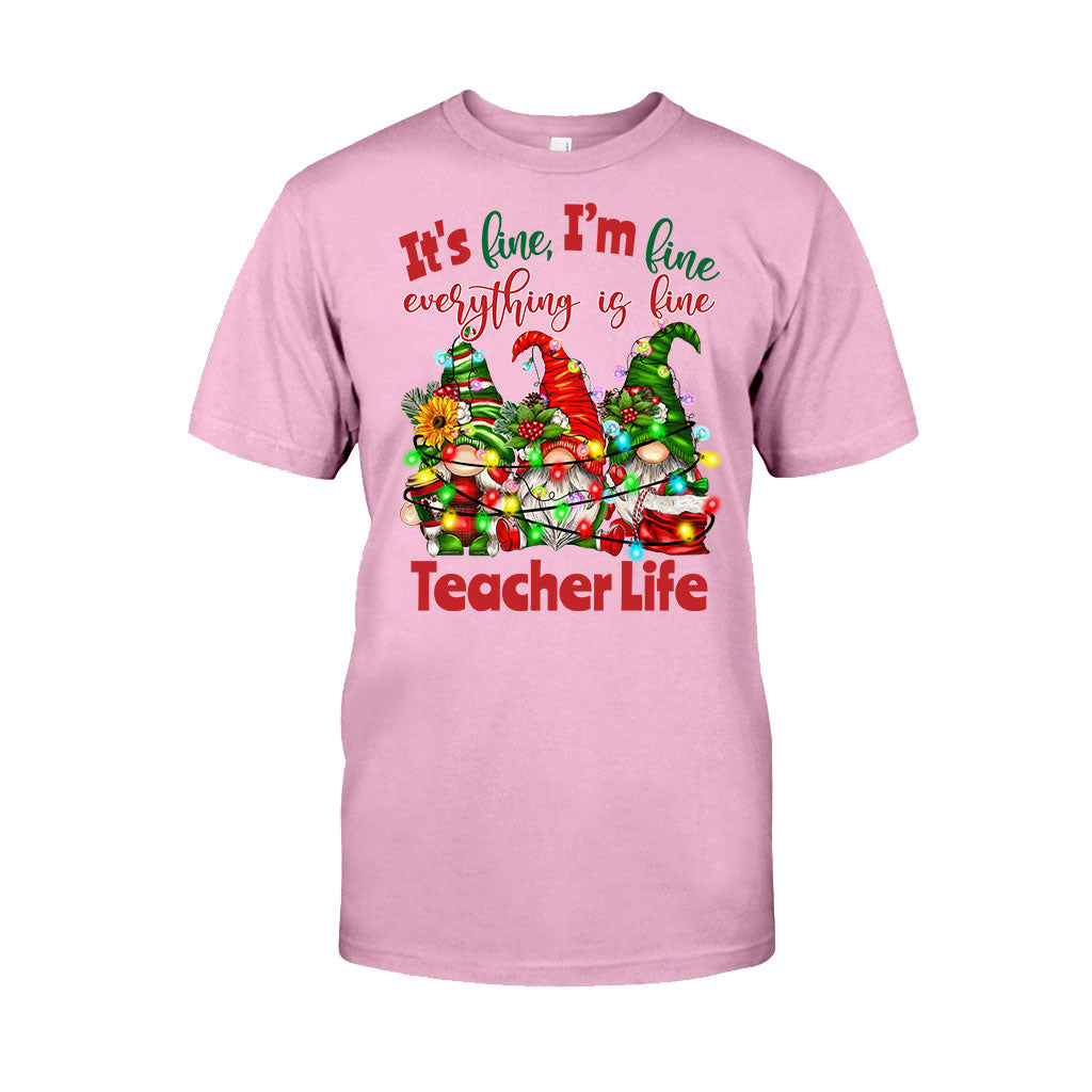 Tout va bien, je vais bien, tout va bien - T-shirt et sweat à capuche personnalisés pour enseignants