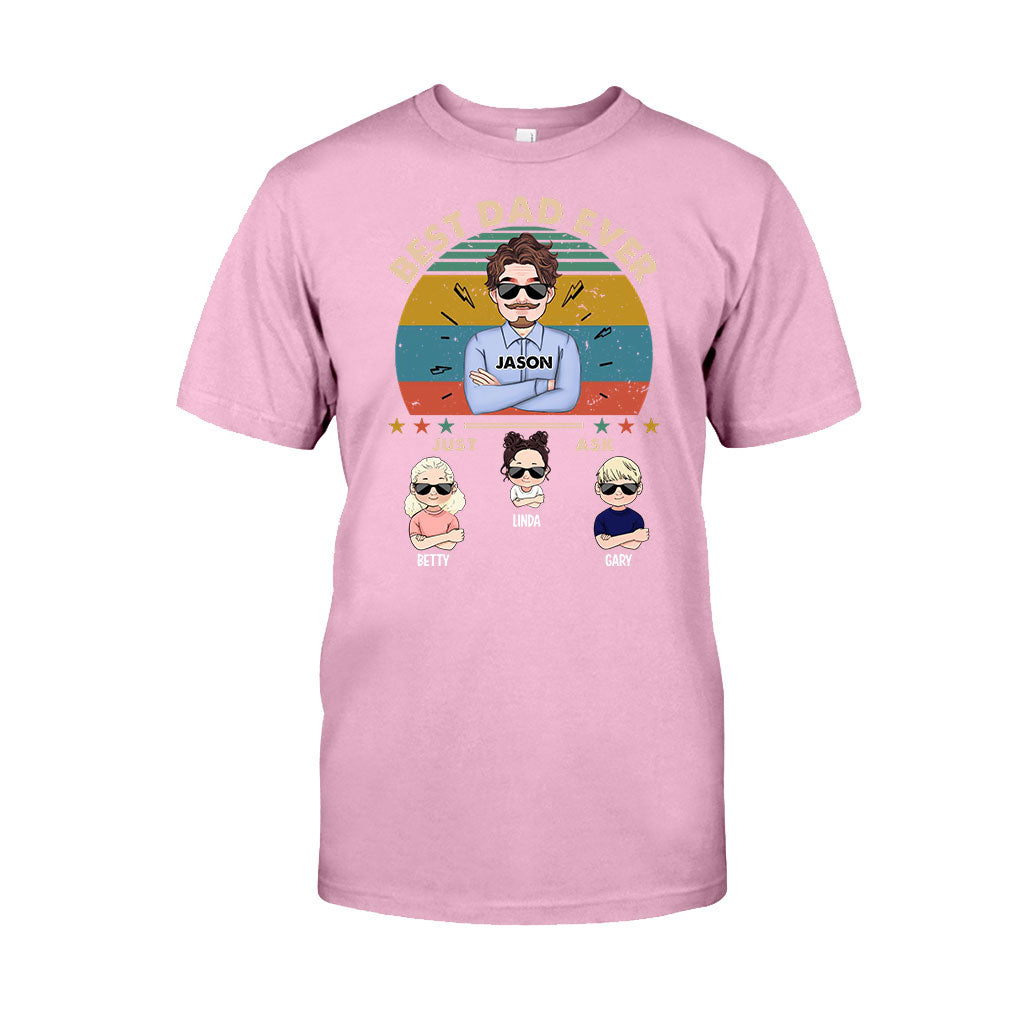Meilleur papa du monde - T-shirt et sweat à capuche personnalisés pour papa