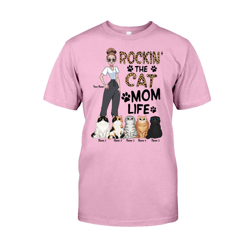 Vivez pleinement votre vie de maman chat ! - T-shirt et sweat à capuche personnalisés pour chats