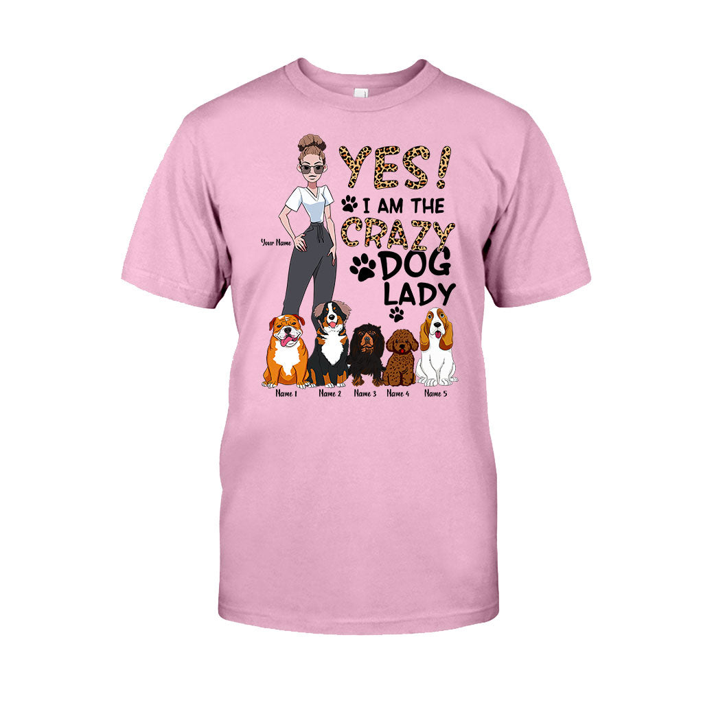 Oui, je suis la folle aux chiens - T-shirt et sweat à capuche personnalisés pour chiens