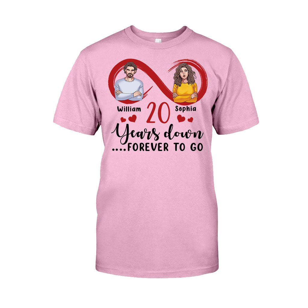 Pour toujours ensemble - T-shirt et sweat à capuche personnalisés pour couples