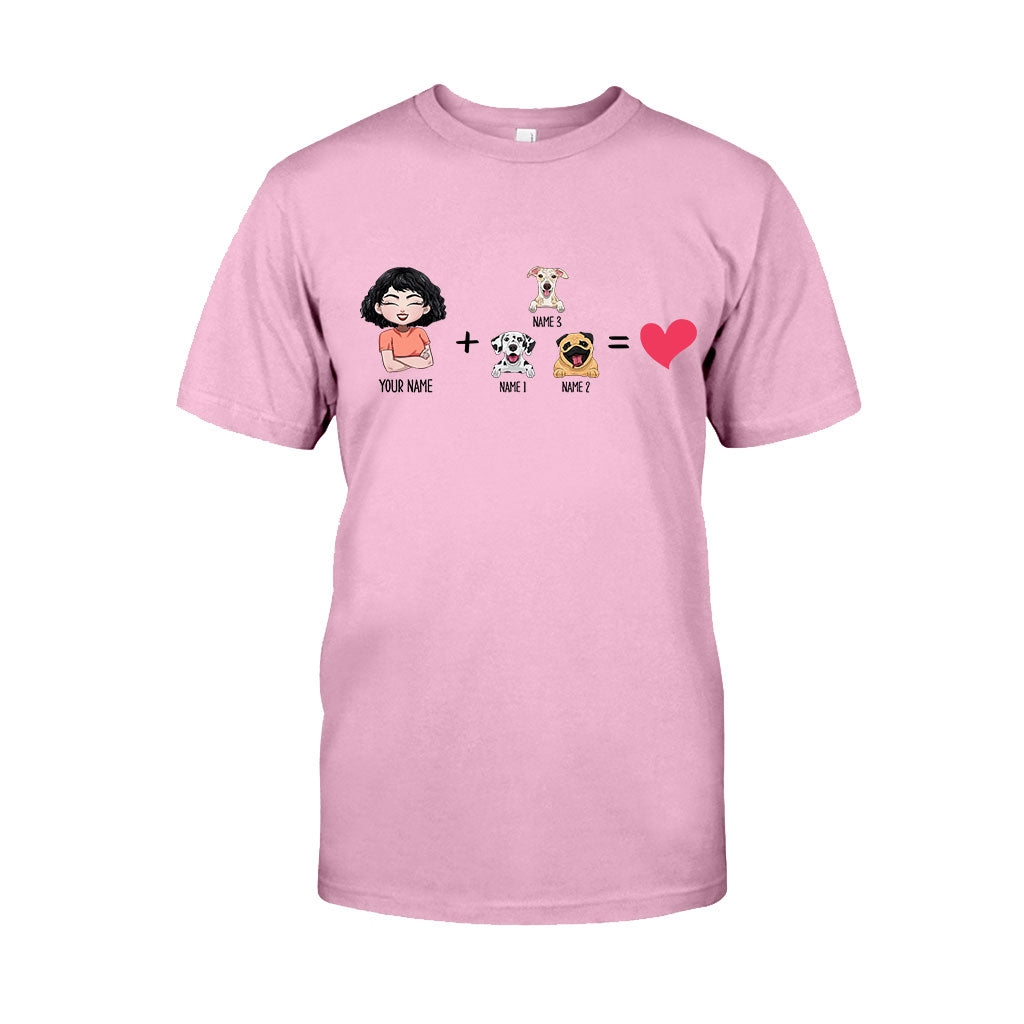 Moi avec les chiens - T-shirt et sweat à capuche personnalisés pour chiens