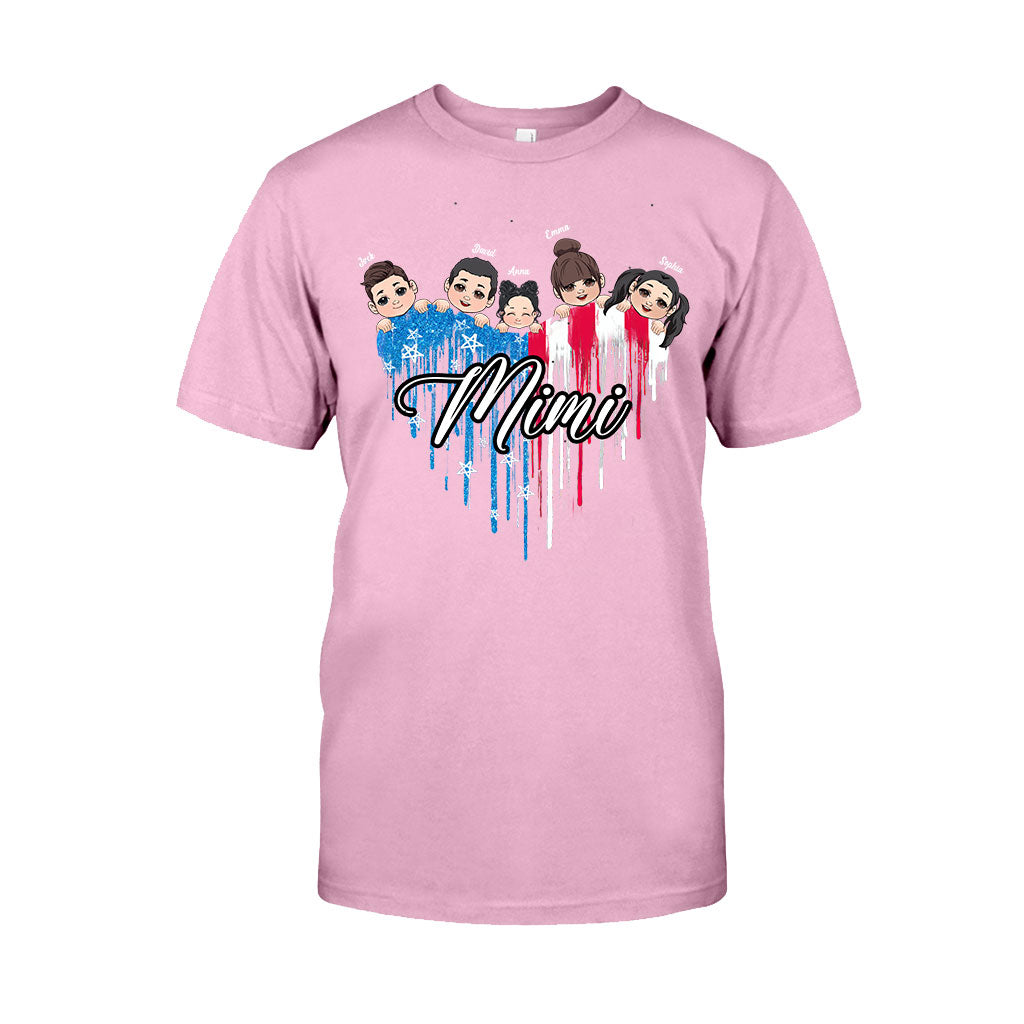 Meilleure grand-mère du monde - Cadeau pour grand-mère, maman, papa, grand-père, tante, oncle - T-shirt et sweat à capuche personnalisés