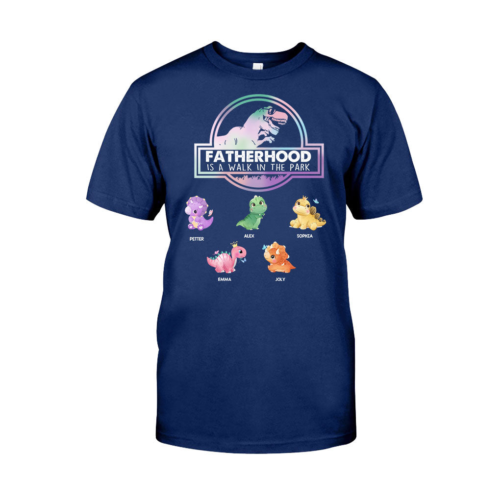 Être père, c'est comme marcher - Cadeau pour papa, grand-père - T-shirt et sweat à capuche personnalisés