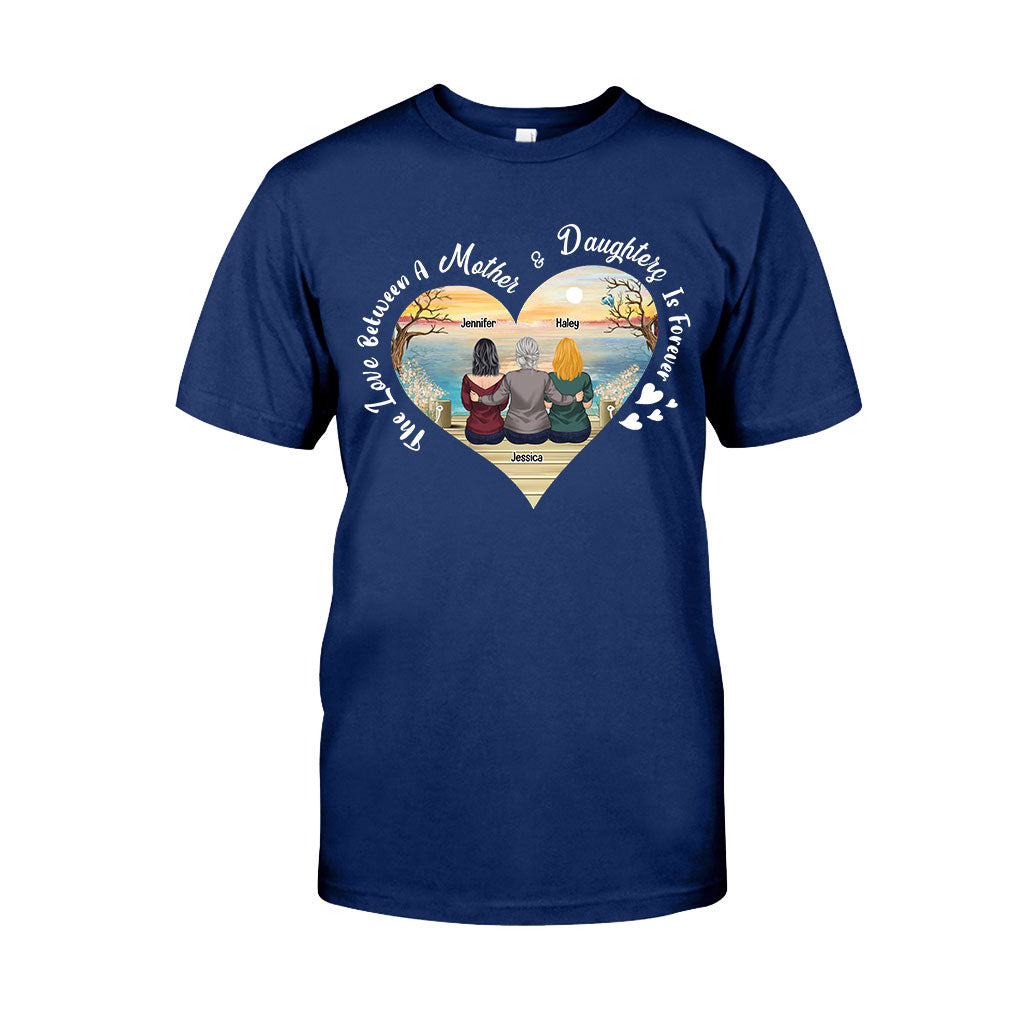 Cadeau pour la fête des mères : L'amour entre une mère et sa fille - T-shirt et sweat à capuche personnalisés