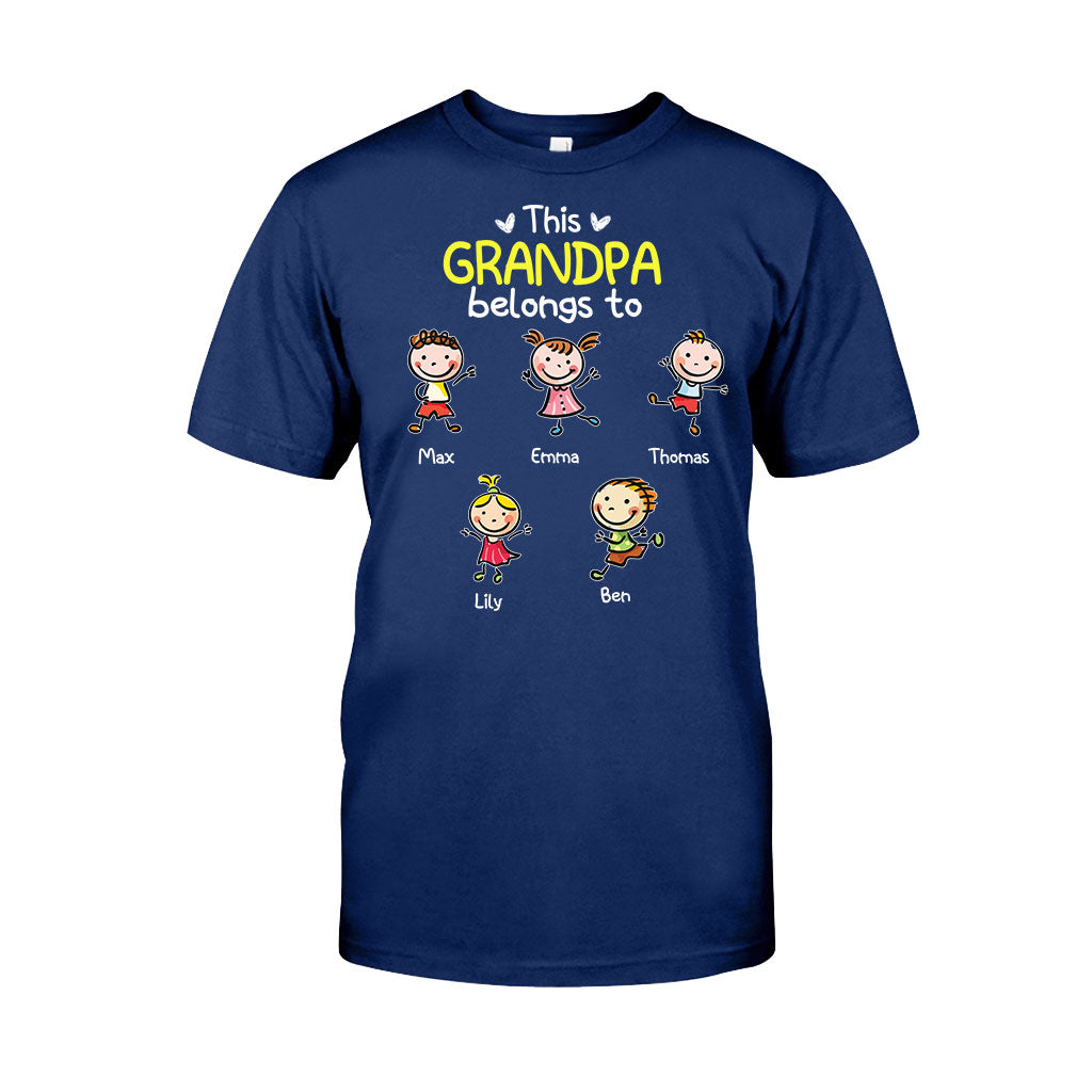 On t'aime - Cadeau pour grand-mère, papa, maman, grand-père - T-shirt et sweat à capuche personnalisés