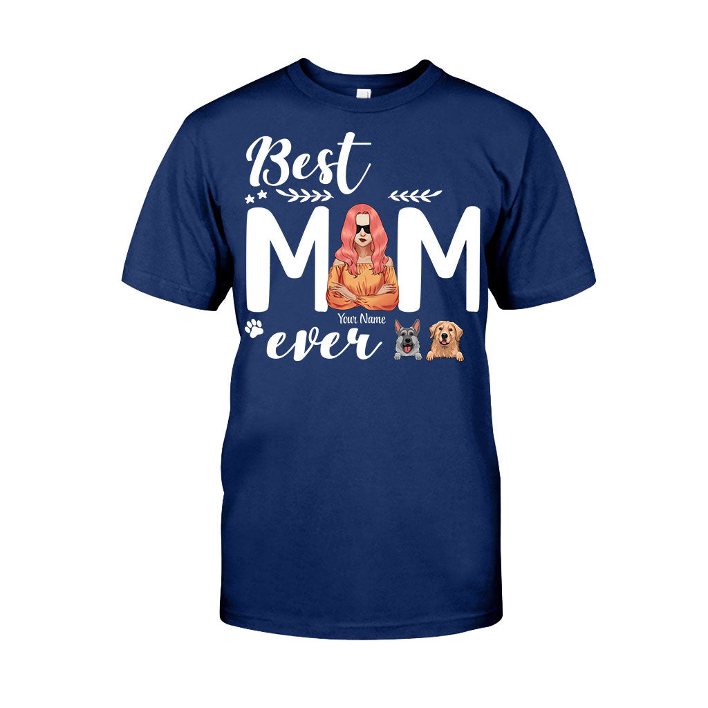 Best Dog Mom Ever - Personalized T-shirt and Hoodie