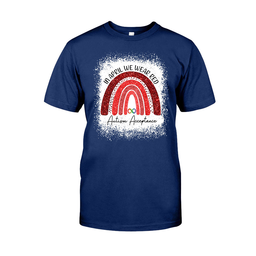 En avril, on porte du rouge - T-shirt et sweat à capuche pour la sensibilisation à l'autisme 1121