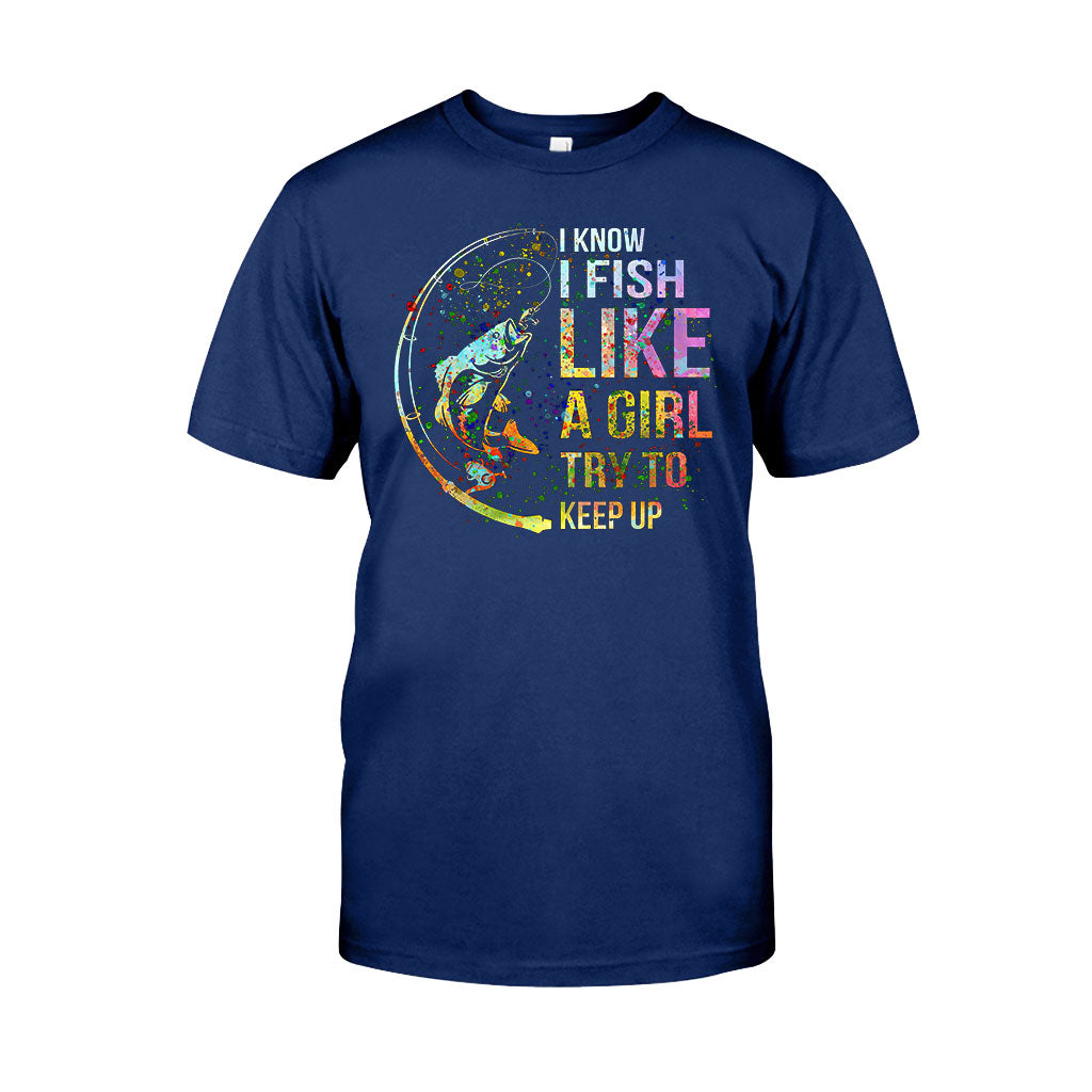Essayez de suivre le rythme - T-shirt et sweat à capuche de pêche 112021