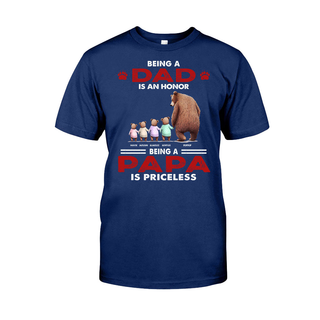 Papa Ours Inestimable - T-shirt et sweat à capuche personnalisés pour la fête des pères - Grand-père