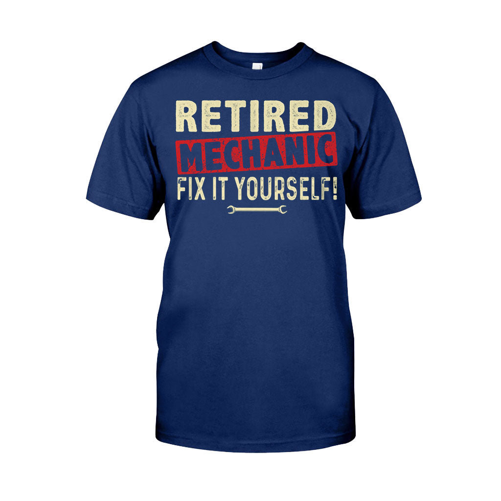 Retired Mechanic T-shirt And Hoodie 062021
