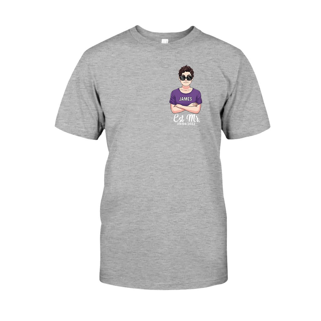 Monsieur et Madame - T-shirt et sweat à capuche personnalisés pour couples