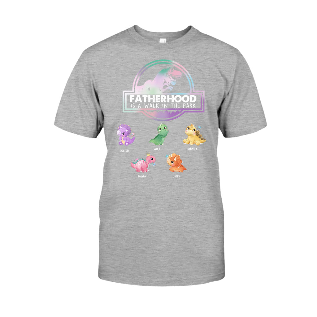 Être père, c'est comme marcher - Cadeau pour papa, grand-père - T-shirt et sweat à capuche personnalisés