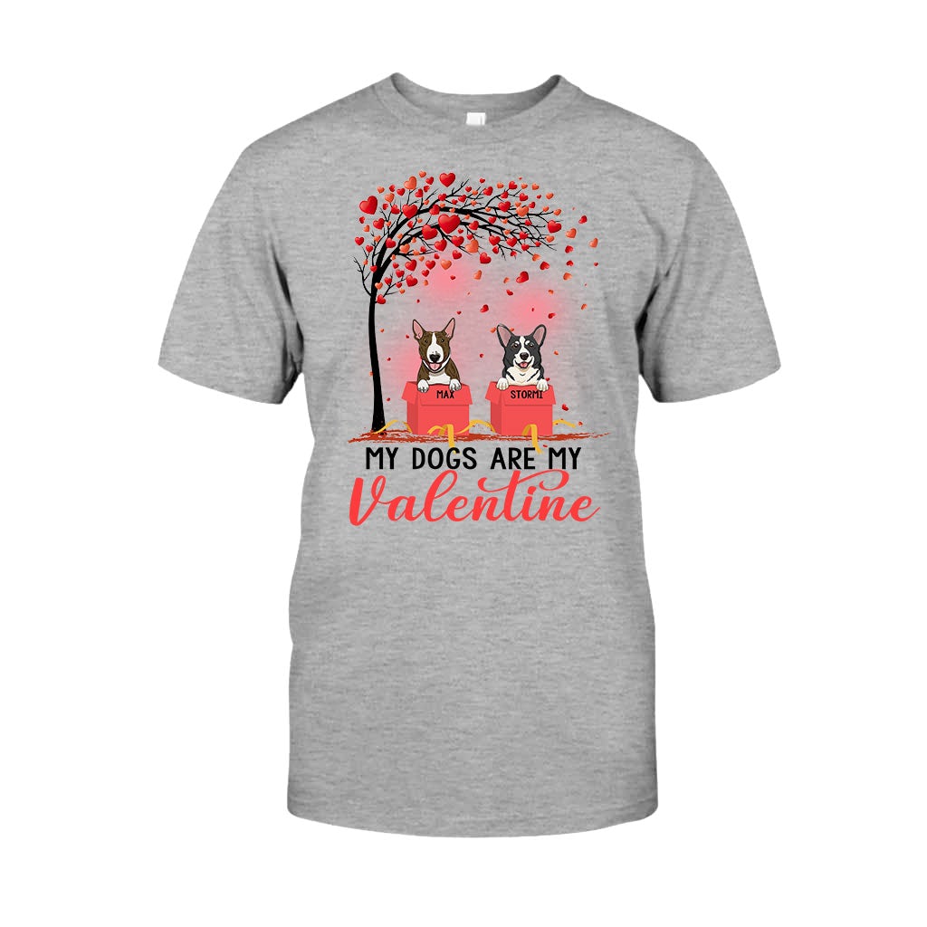 Les chiens sont mes Valentins - T-shirt et sweat à capuche personnalisés