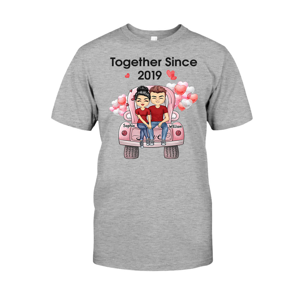 Ensemble depuis - T-shirt et sweat à capuche personnalisés pour couples