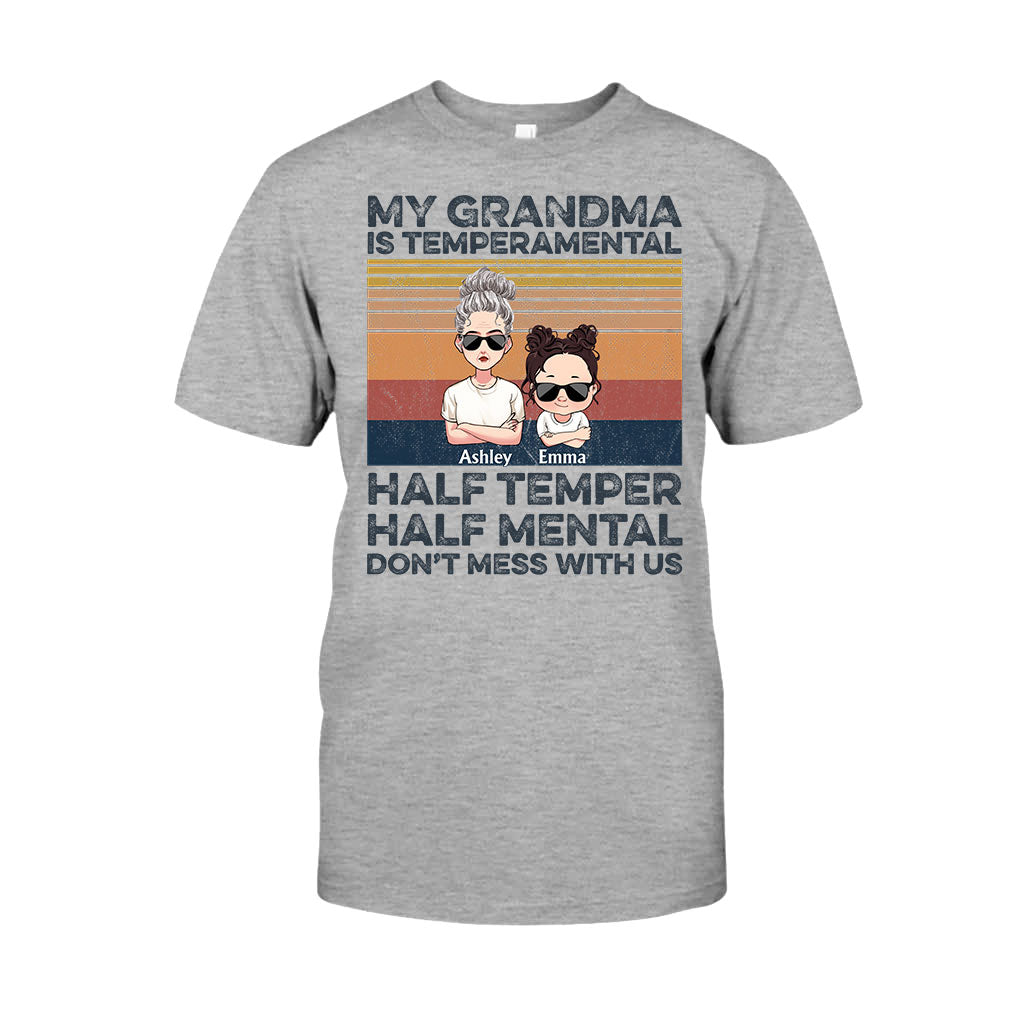Ma grand-mère a un caractère difficile - T-shirt et sweat à capuche personnalisés pour la fête des mères