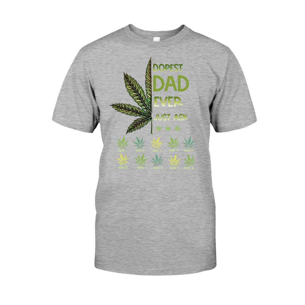 Dopest Dad Ever - Gift for dad, grandma, grandpa, mom, uncle, aunt, brother, sister - Personalized T-shirt And Hoodie