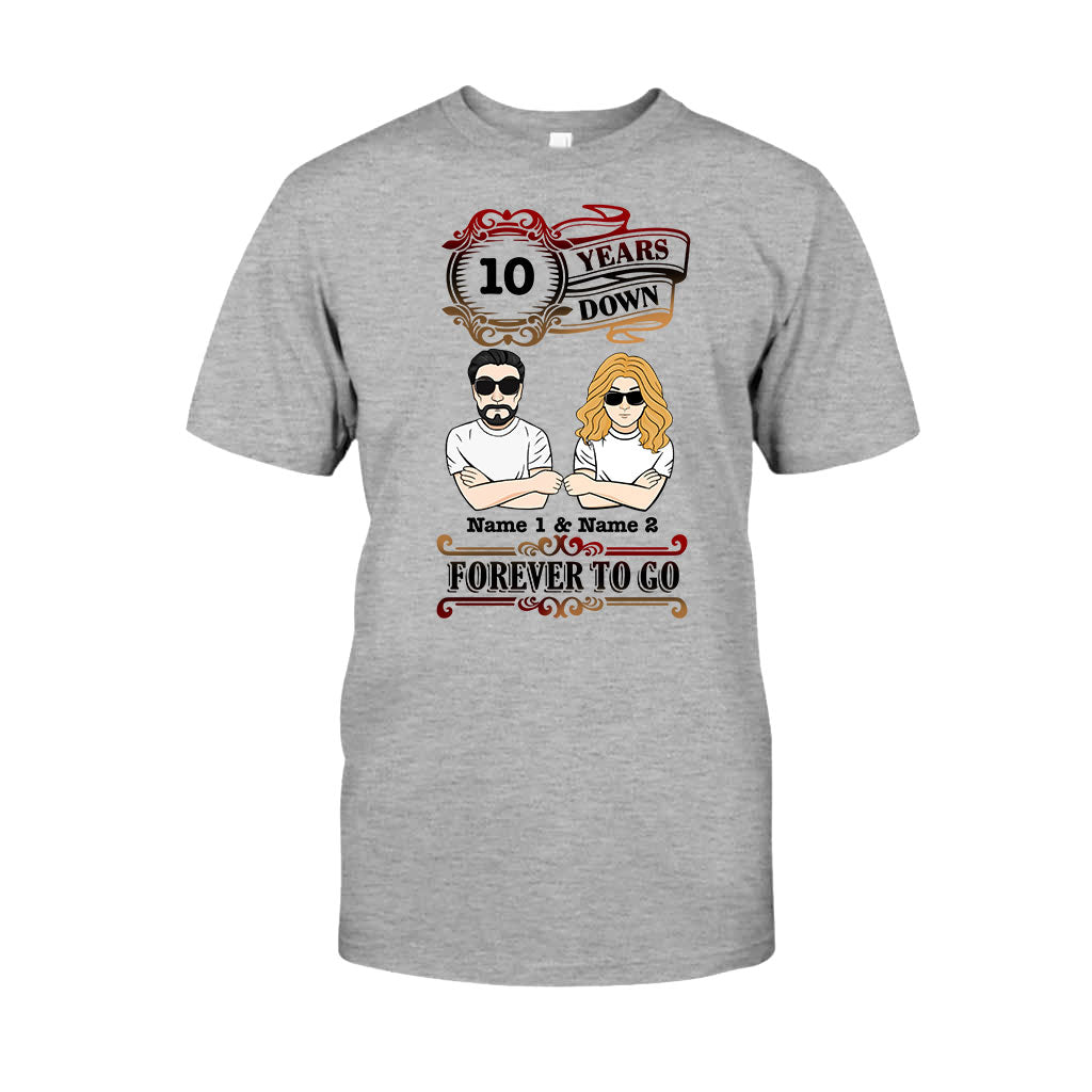 Pour toujours ensemble - T-shirt et sweat à capuche personnalisés pour couples