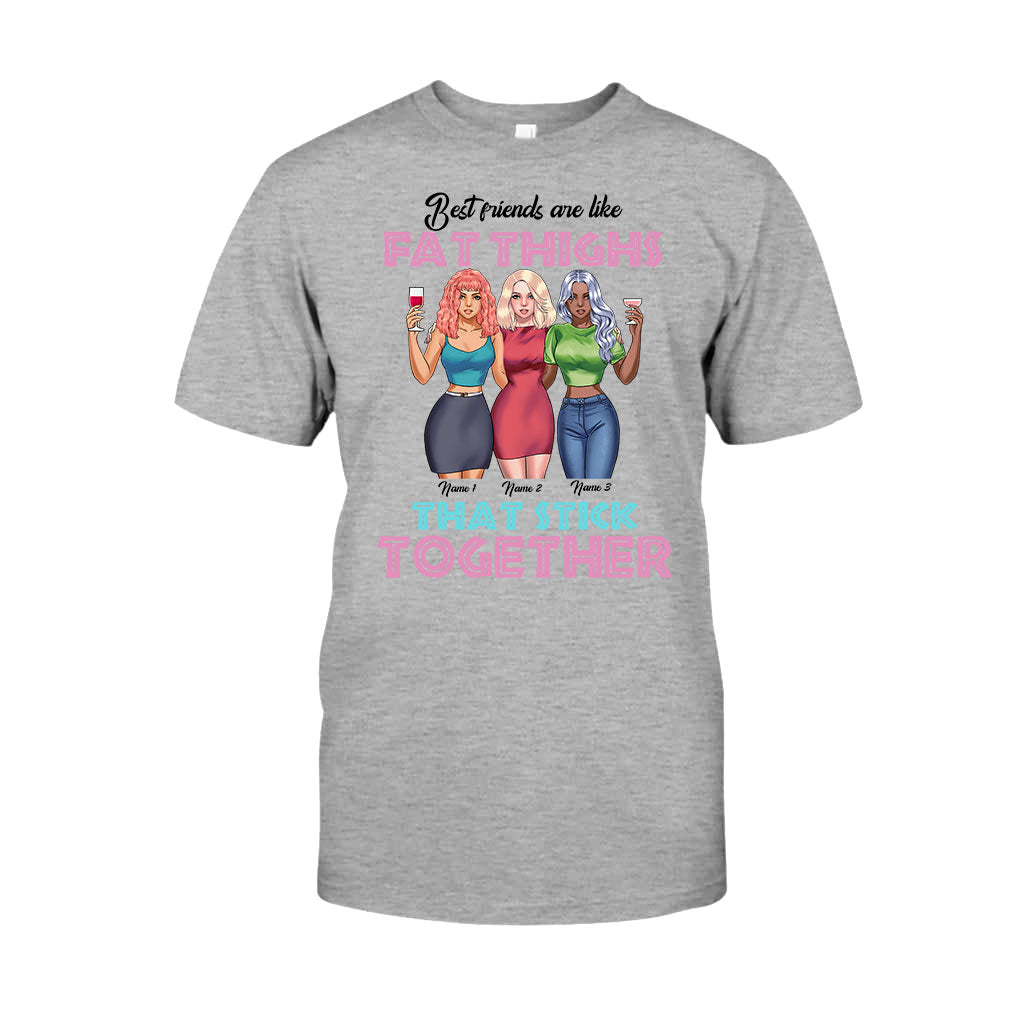 Les meilleures amies sont comme des cuisses bien charnues - T-shirt et sweat à capuche personnalisés pour meilleures amies