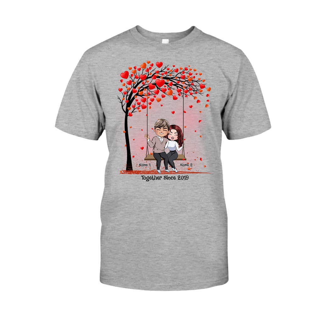 Ensemble - T-shirt et sweat à capuche personnalisés pour couples