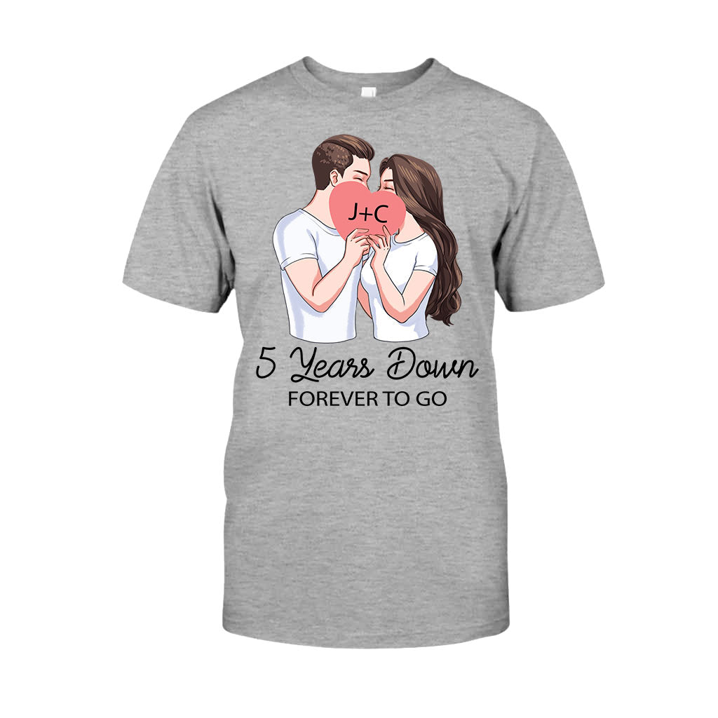 Pour toujours ensemble - T-shirt et sweat à capuche personnalisés pour couples