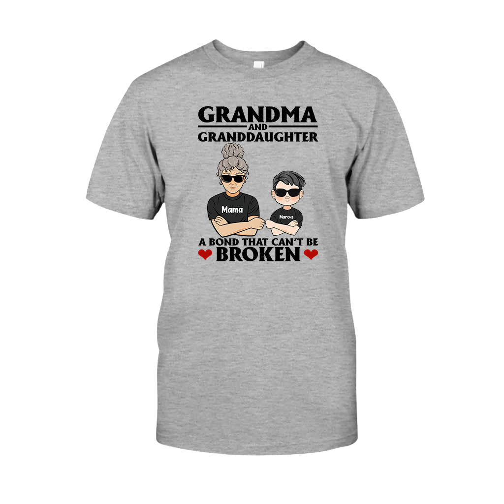 A Bond That Can't Be Broken - Personalized Grandma T-shirt and Hoodie