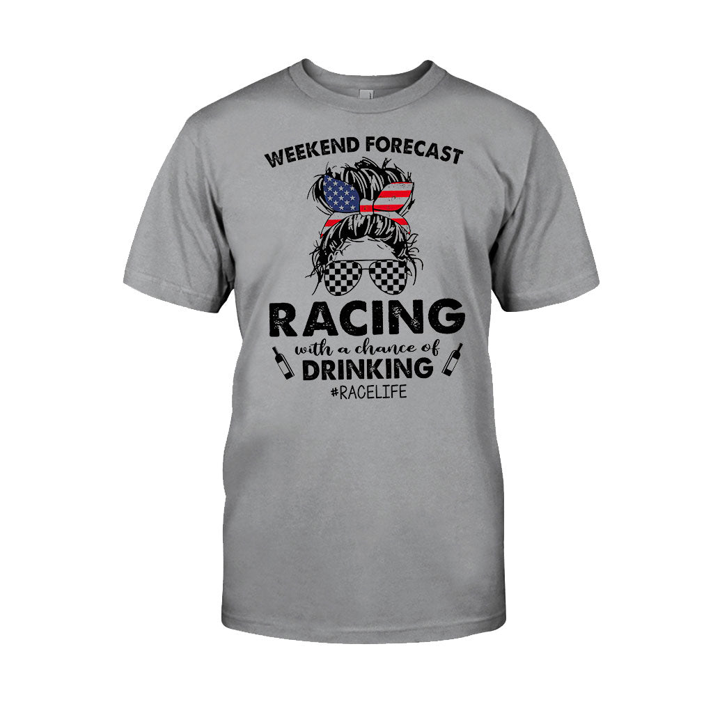 Weekend Forecast  - Racing T-shirt And Hoodie 082021