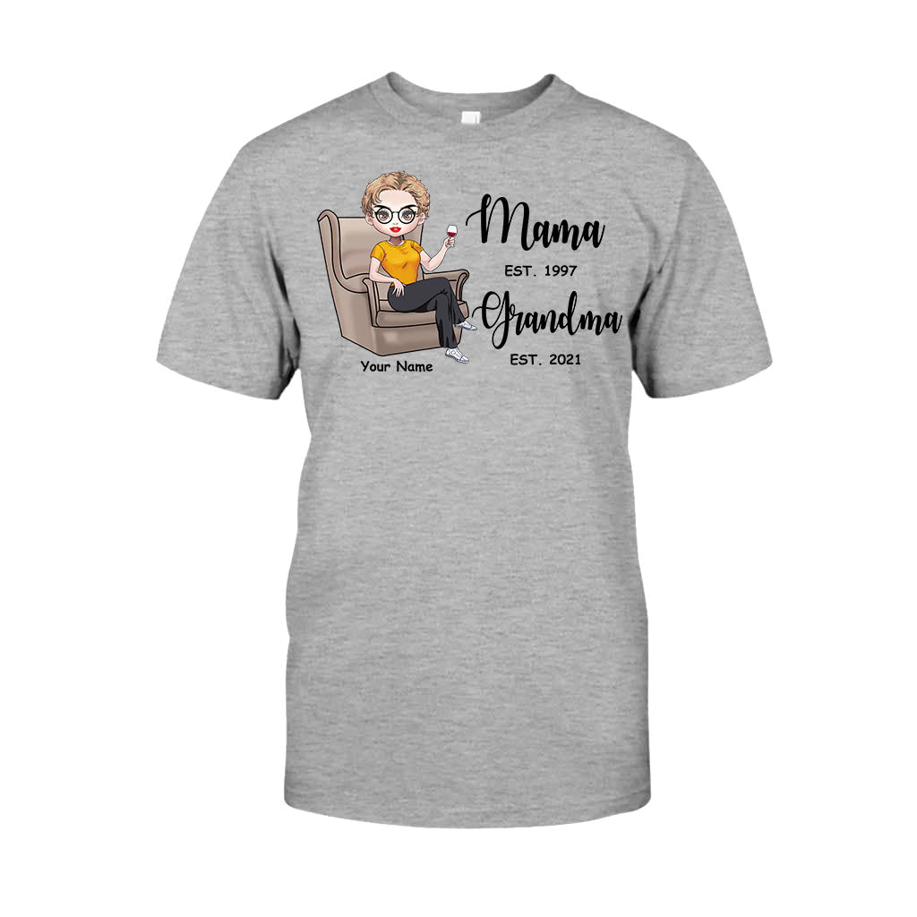 T-shirt et sweat à capuche personnalisés « Maman Est, Grand-mère Est » pour la fête des mères