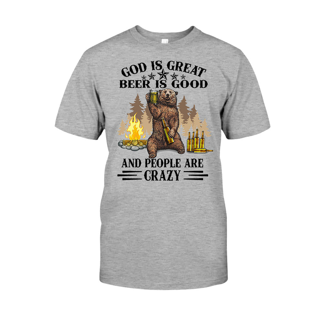 God Is Great Beer Is Good - Camping T-shirt and Hoodie 112021