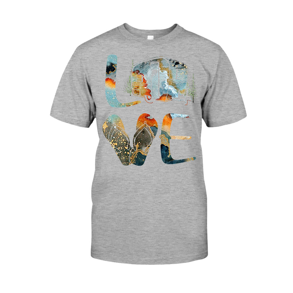 Love - Camping T-shirt and Hoodie 112021