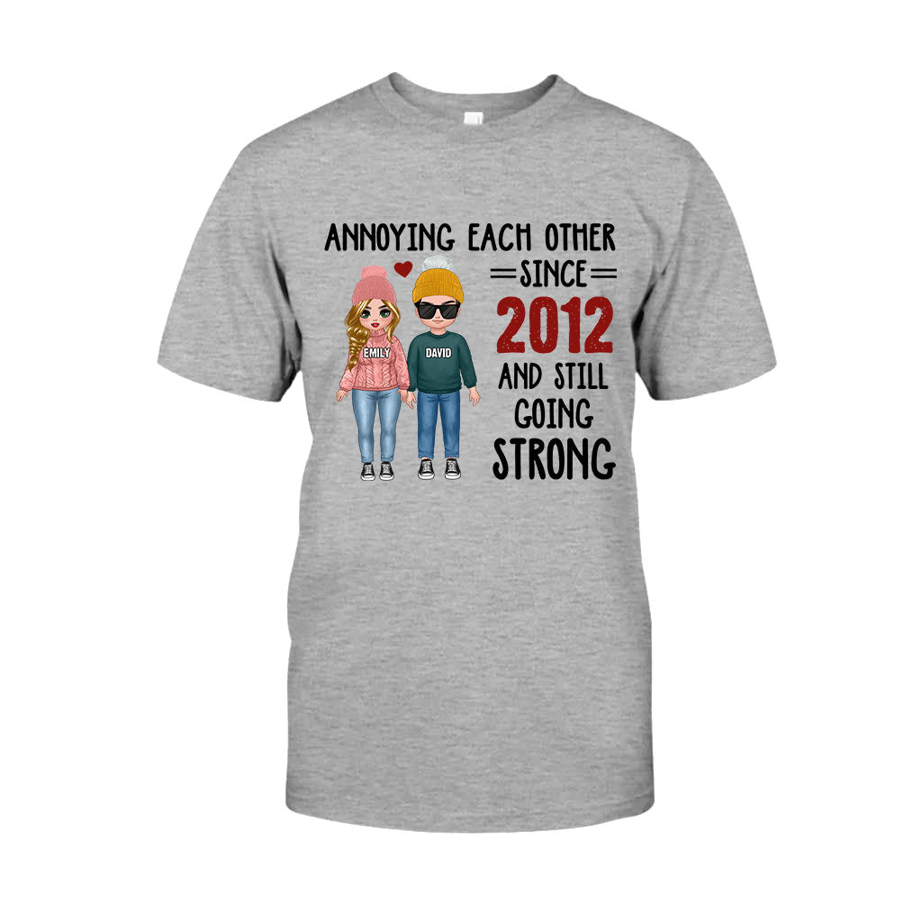 S'agacer mutuellement - T-shirt et sweat à capuche personnalisés pour couples