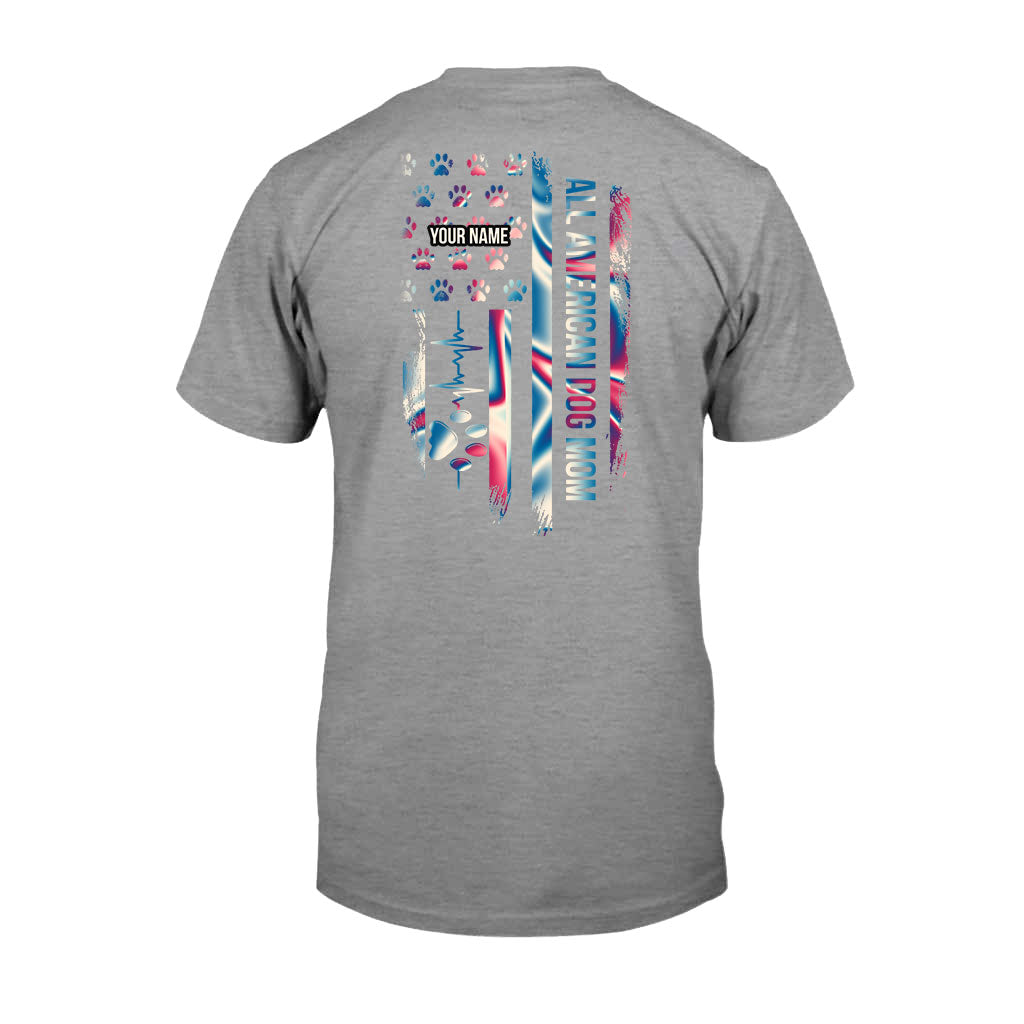 Fière maman de chien - T-shirt et sweat à capuche personnalisés pour la fête de l'Indépendance