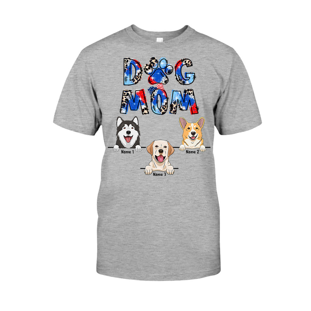 Maman de chien - T-shirt et sweat à capuche personnalisés pour la fête de l'Indépendance