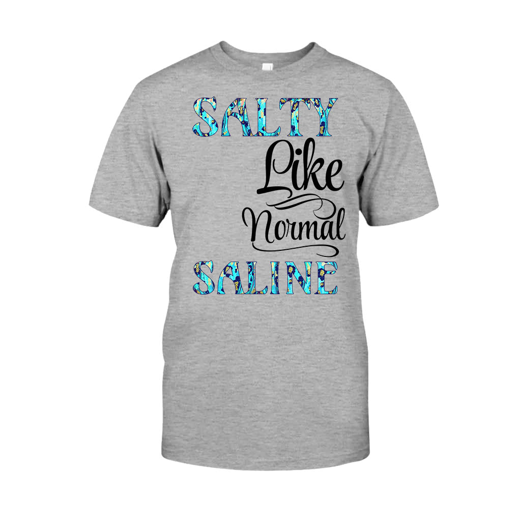 Solution saline salée - T-shirt et sweat à capuche personnalisés pour infirmières