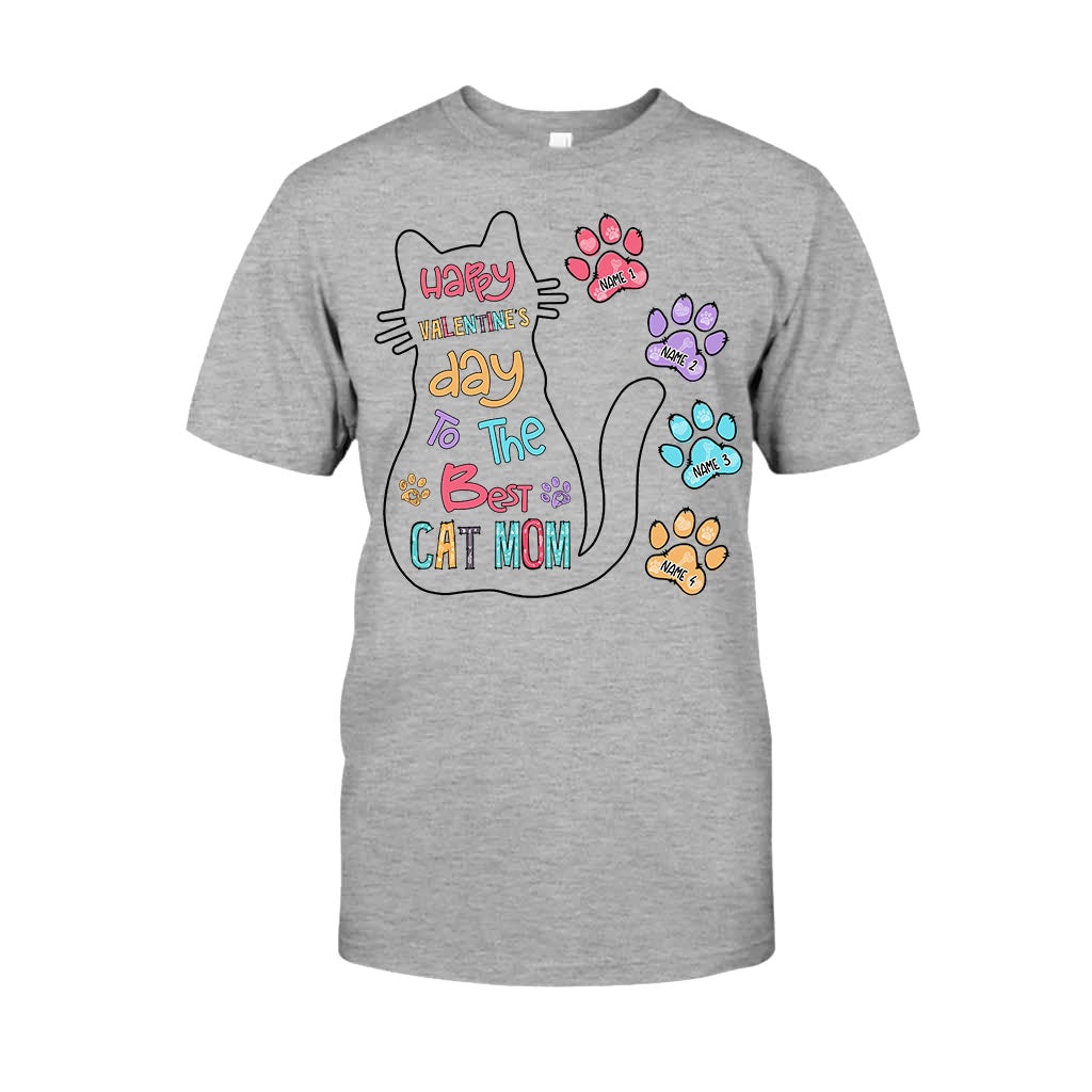 La vie de maman chat est plus belle avec des chats - T-shirt et sweat à capuche personnalisés pour chats
