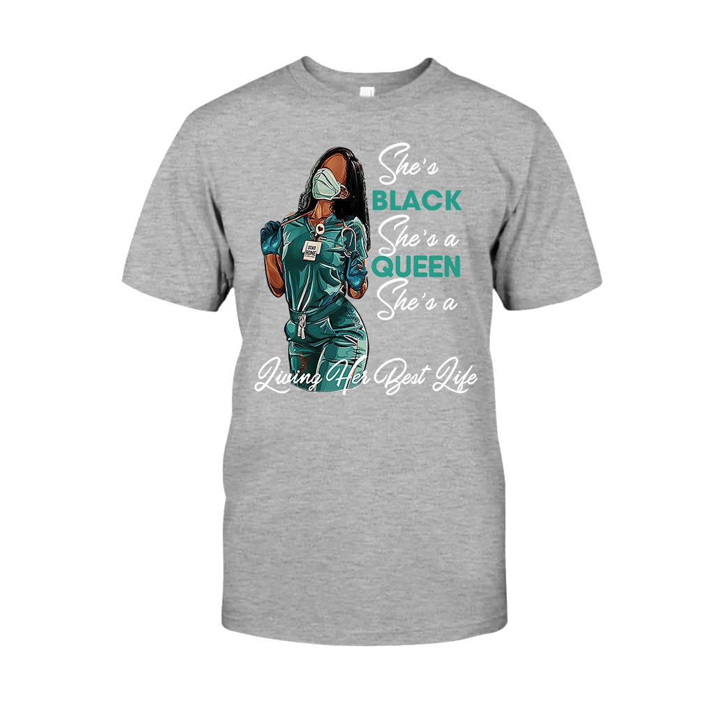 Reine Noire - T-shirt et sweat à capuche afro-américains personnalisés 1121