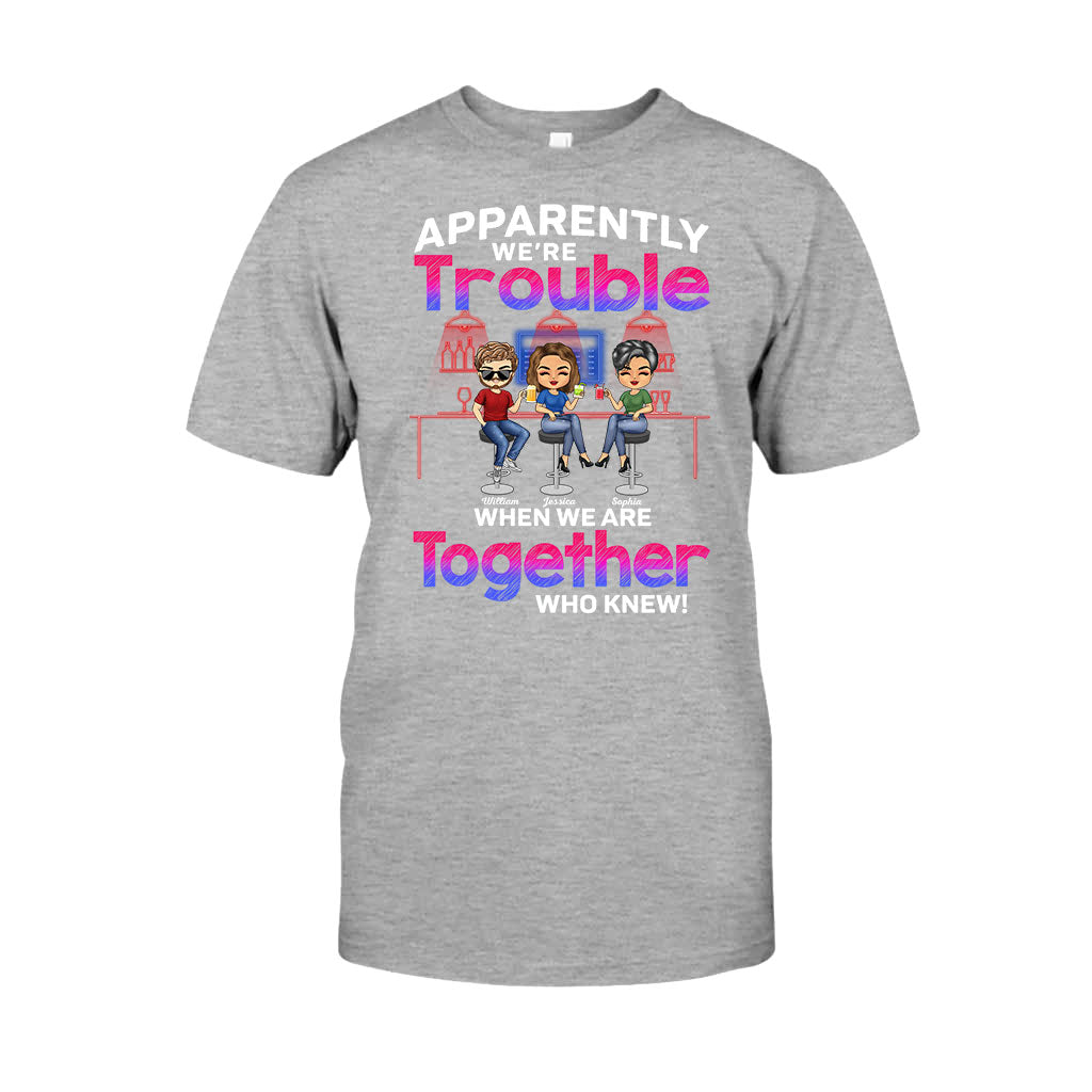 Apparemment, on est des chenapans quand on est ensemble ! Qui l'eût cru ? - T-shirt et sweat à capuche personnalisés pour meilleures amies