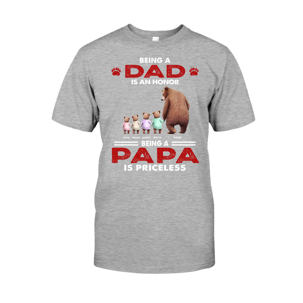 Papa Ours Inestimable - T-shirt et sweat à capuche personnalisés pour la fête des pères - Grand-père