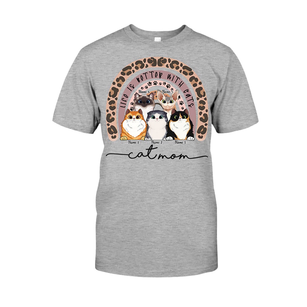 Maman Chat - T-shirt et sweat à capuche personnalisés pour chats