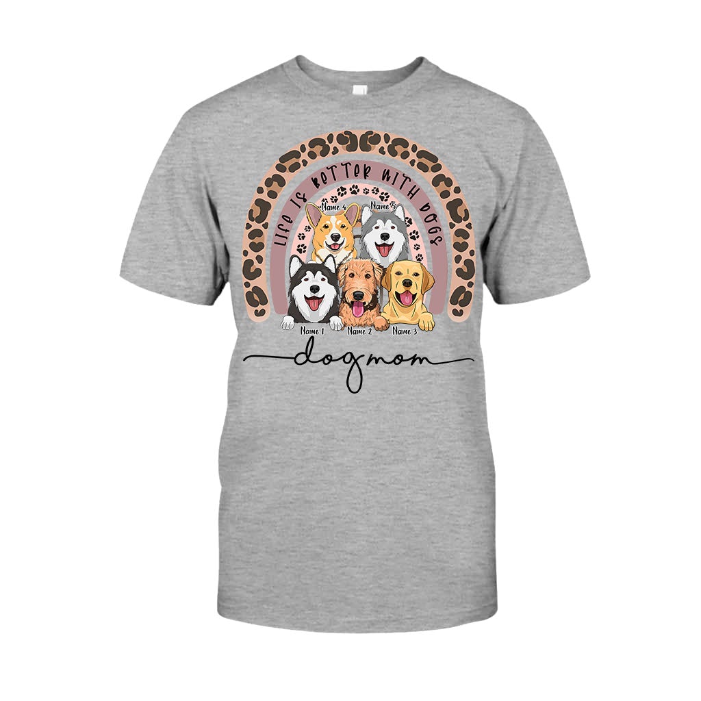 Dog Mom - Personalized Dog T-shirt and Hoodie