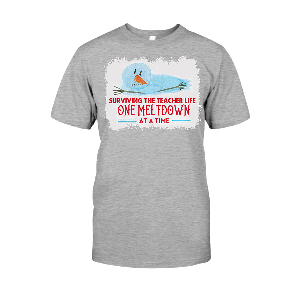 Une crise à la fois - T-shirt et sweat à capuche personnalisés pour enseignants