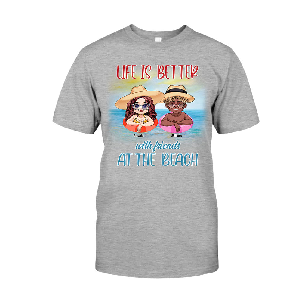 Boire sur mes plages - T-shirt et sweat à capuche personnalisés pour les amoureux de la mer